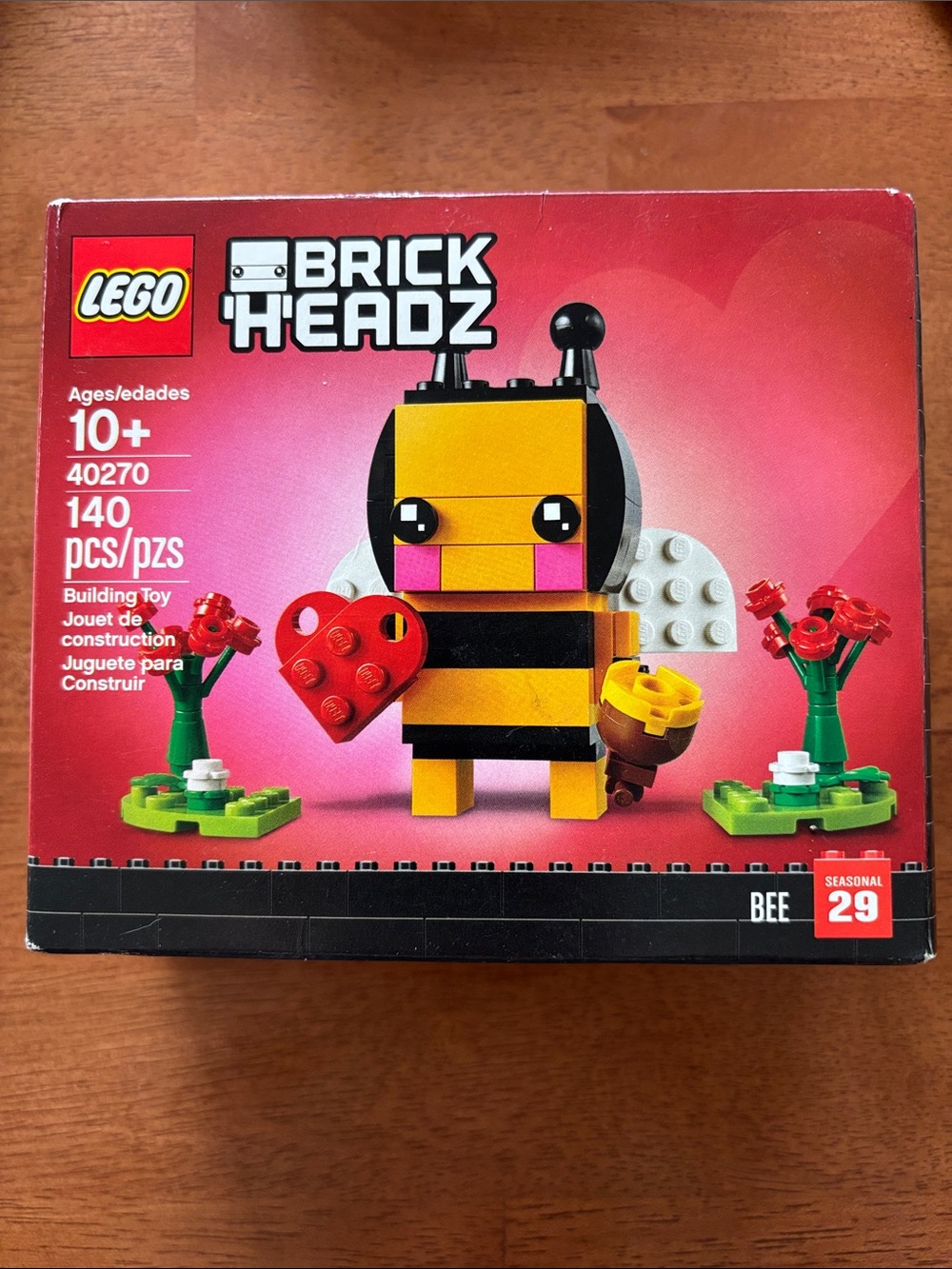 RETIRED LEGO BrickHeadz Bee Building Toy - Yellow